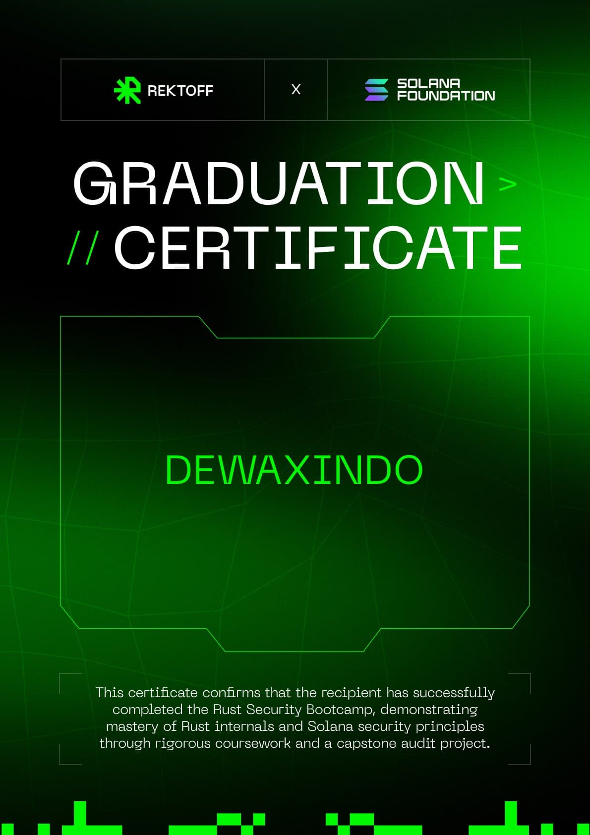 RektOff Solana Auditor Bootcamp